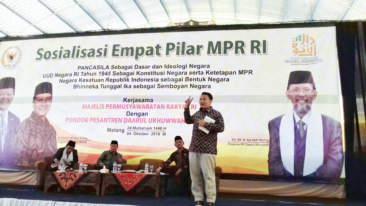 Wakil Ketua Majelis Syuro PKS, Hidayat Nur Wahid saat di Malang, Kamis 4 Oktober 2018.