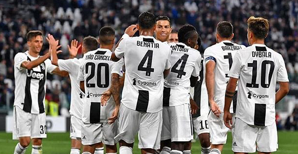 Ronaldo tetap fokus bersama Juventus saat mengalahkan Udinese dalam lanjutan Liga Italy Serie A 6 Oktober 2018 meski sedang menghadapi tuduhan pemerkosaan. (twitter@Cristiano)