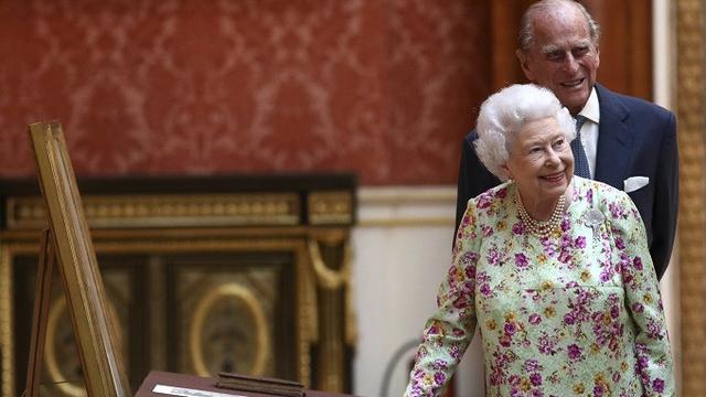 Ratu Elizabeth II dan suaminya, Pangeran Philip Mountbatten.