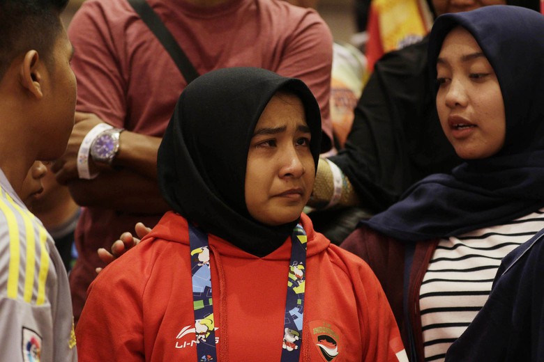 Atlet Judo Miftahul Jannah diskulifikasi dari Asian Para Games 2018. Foto: ANTARA/M. Iqbal Ichsan.