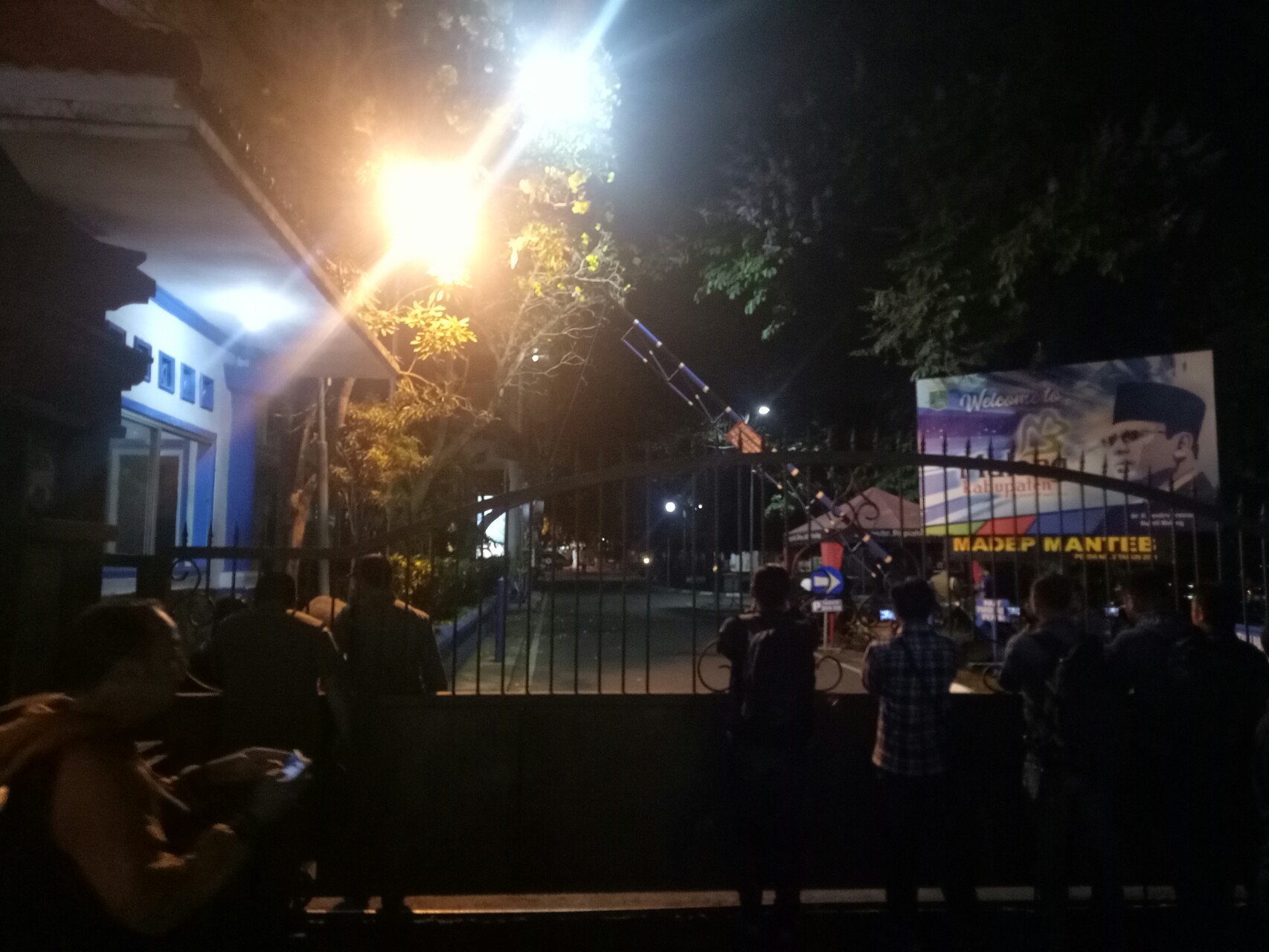 Suasana Pendopo Agung Kabupaten Malang saat digeledah KPK