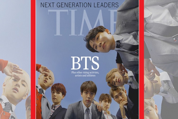 BTS hiasi sampul depan majalah TIME.