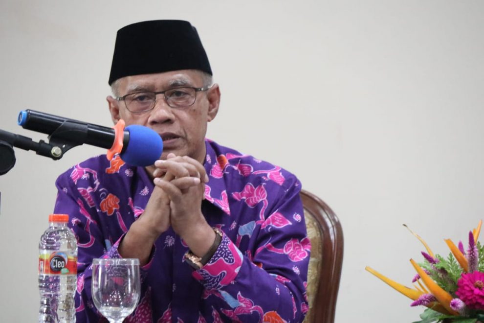 Haedar Nashir, Ketua Umum PP Muhammadiyah. (foto: md for ngopibareng.id)