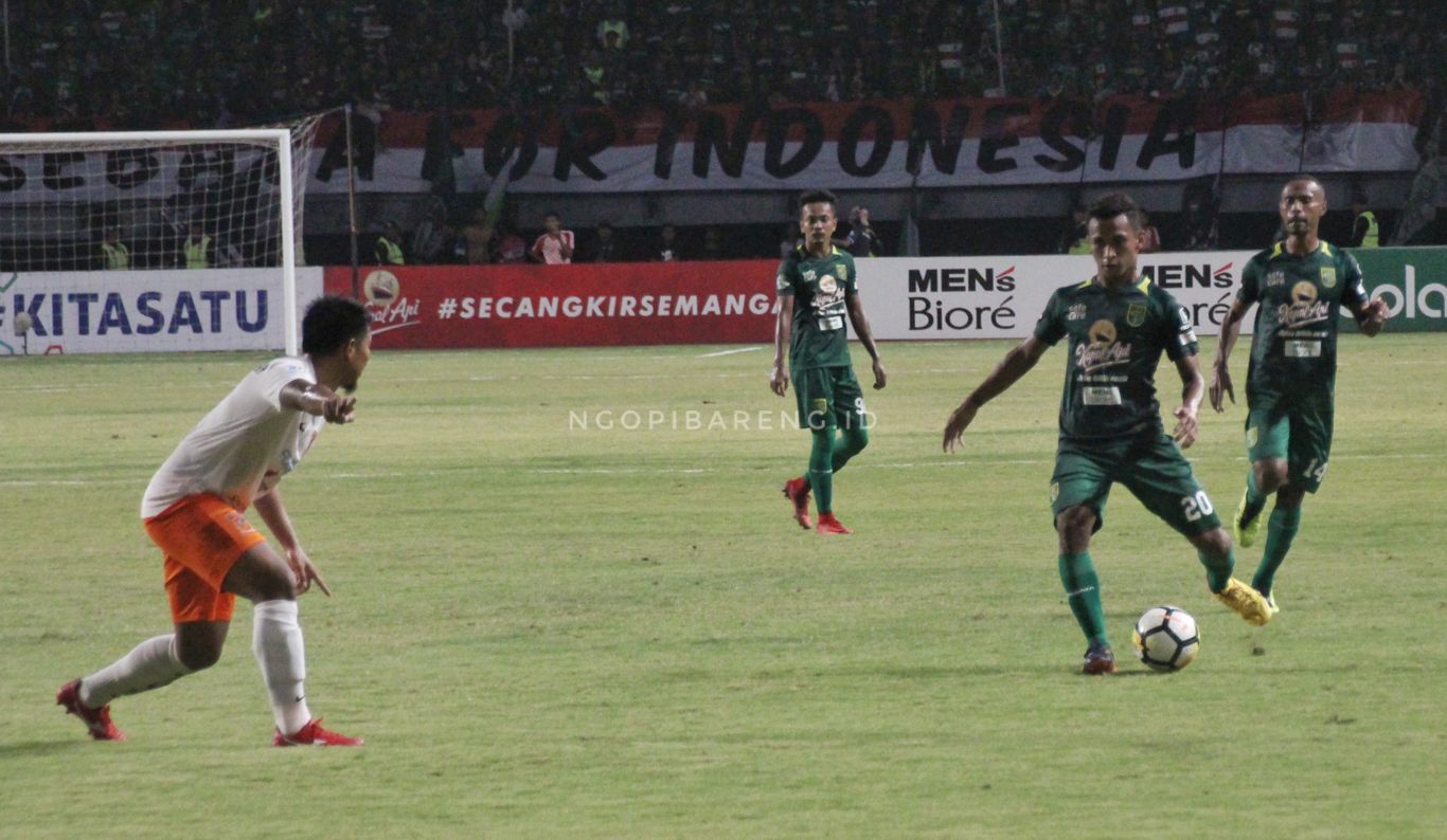 Persebaya vs Borneo FC, Sabtu 13 Oktober 2018. (foto: Ocan/ngopibareng)