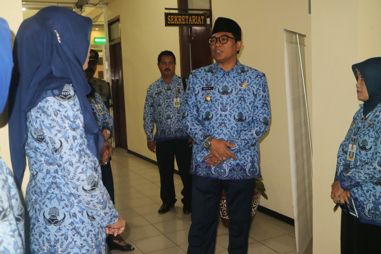 Wakil Wali Kota Malang, Sofyan Edi Jarwoko saat kunjungan mendadak. (Dok. Pemkot Malang)