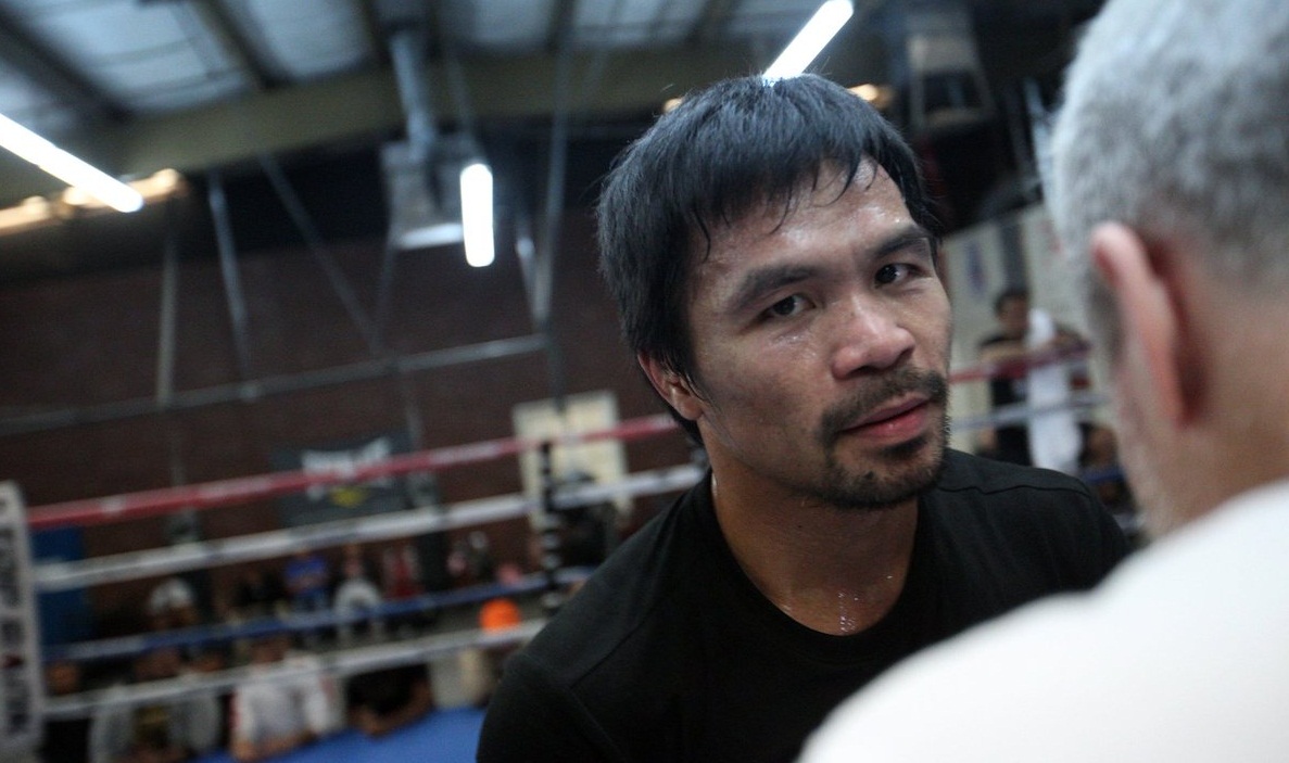 Manny Pacquiao. (twitter@MannyPacquiaoTR)