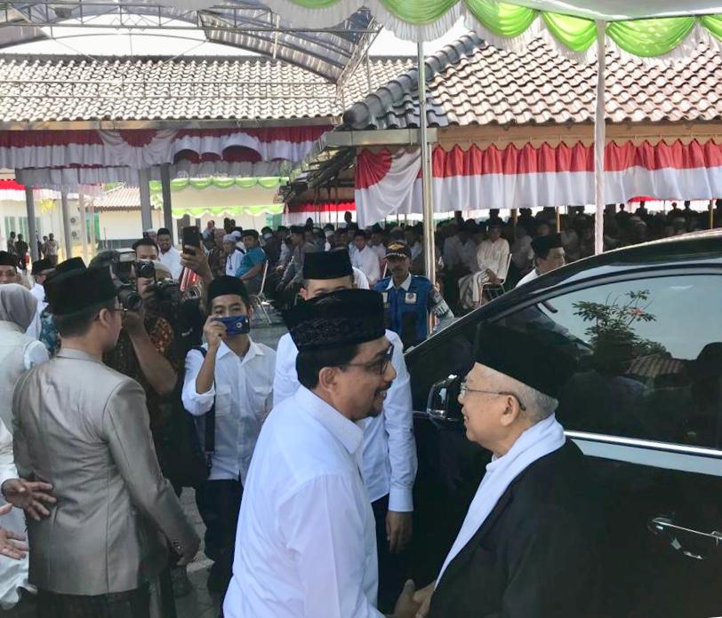 KH Ma'ruf Amin saat tiba di Madura, Jumat, 19 Oktober 2018. (Foto: Istimewa) 