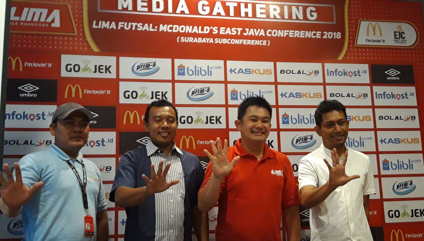 CEO Lima, Ryan Gozali siap gelar Liga Futsal Mahasiswa di Surabaya. (foto: istimewa)
