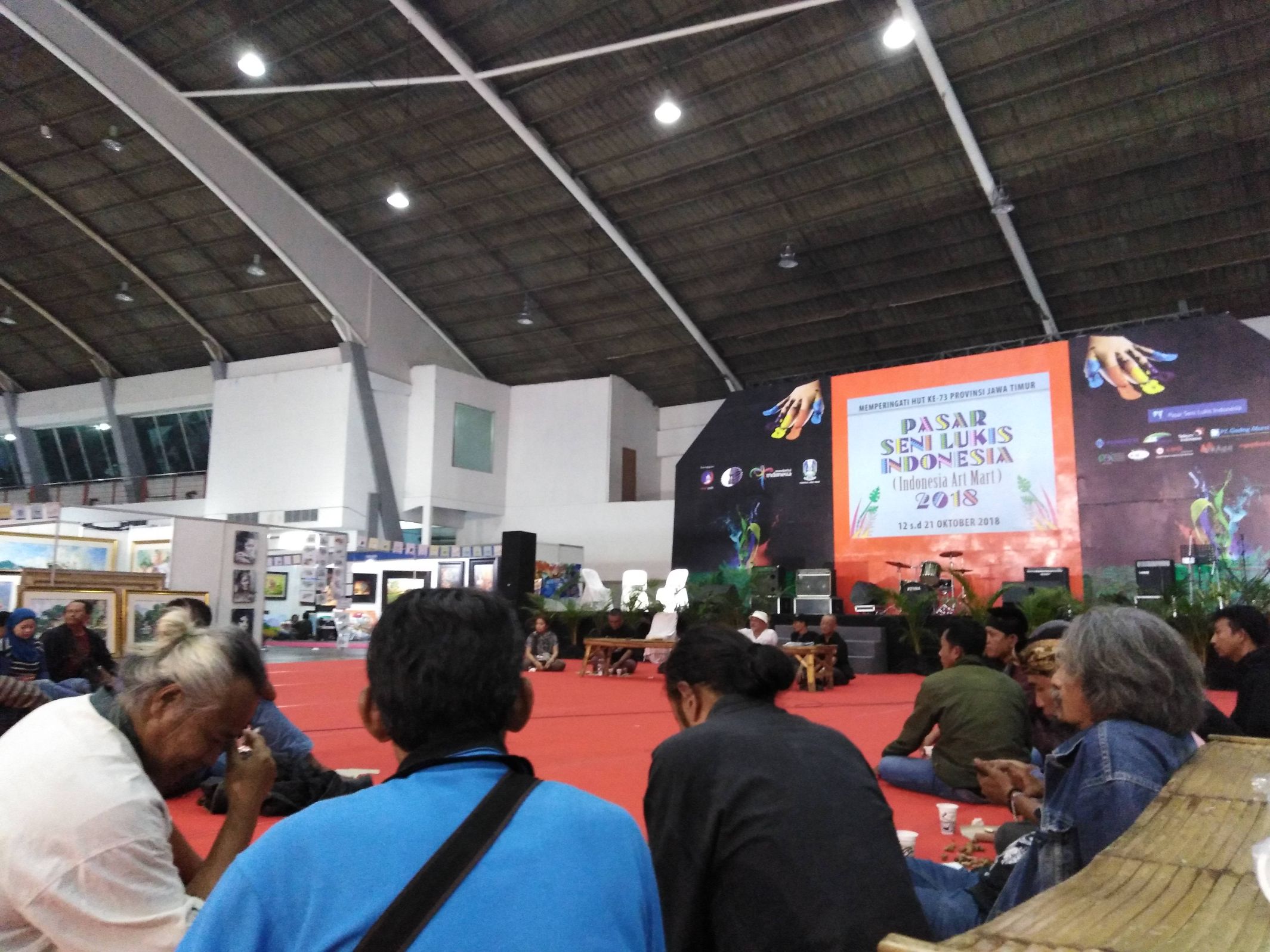 Sarasehan PSLI, di JX Internasional Surabaya, Sabtu 20 Oktober 2018. (foto: farid/ngopibareng.id)