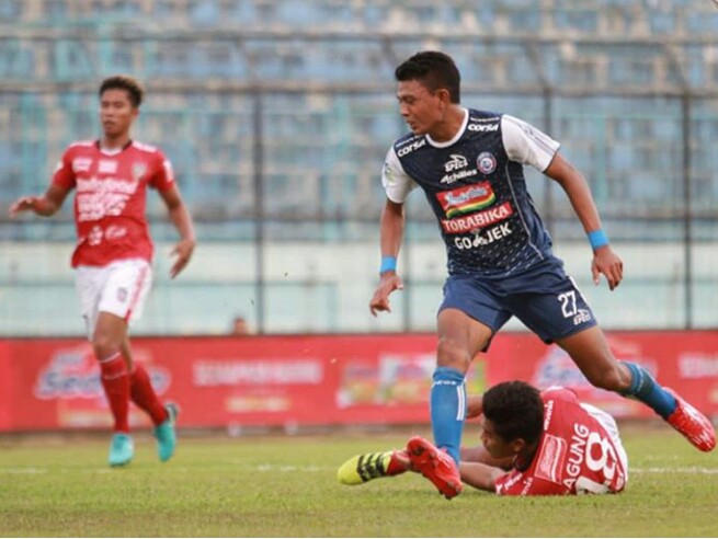 Striker Arema FC, Dedik Setiawan. (Foto: Arema FC)