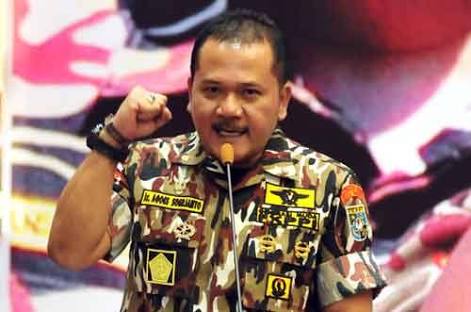 Ketua GM FKPPI Jawa Timur, R. Agoes Soerjanto. 