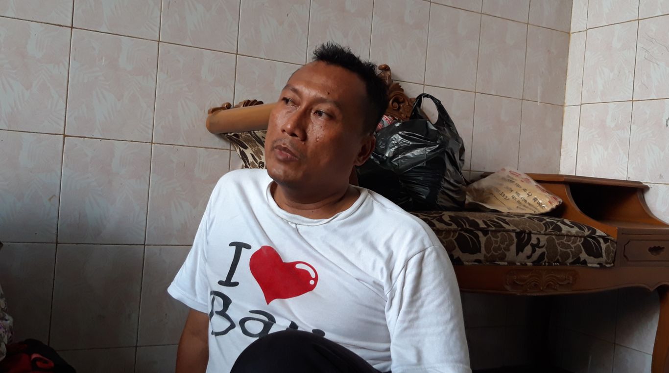 Ayah korban Lion Air Deryl Fida Febiranto, Didik Setiawan. (foto; Haris/ngopibareng)