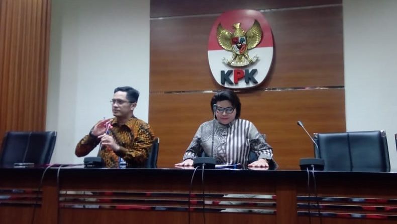 Wakil Ketua KPK Basaria Panjaitan dalam konferensi pers, di Gedung KPK, Jakarta, Selasa, 30 Oktober 2018. (Foto: Antara)