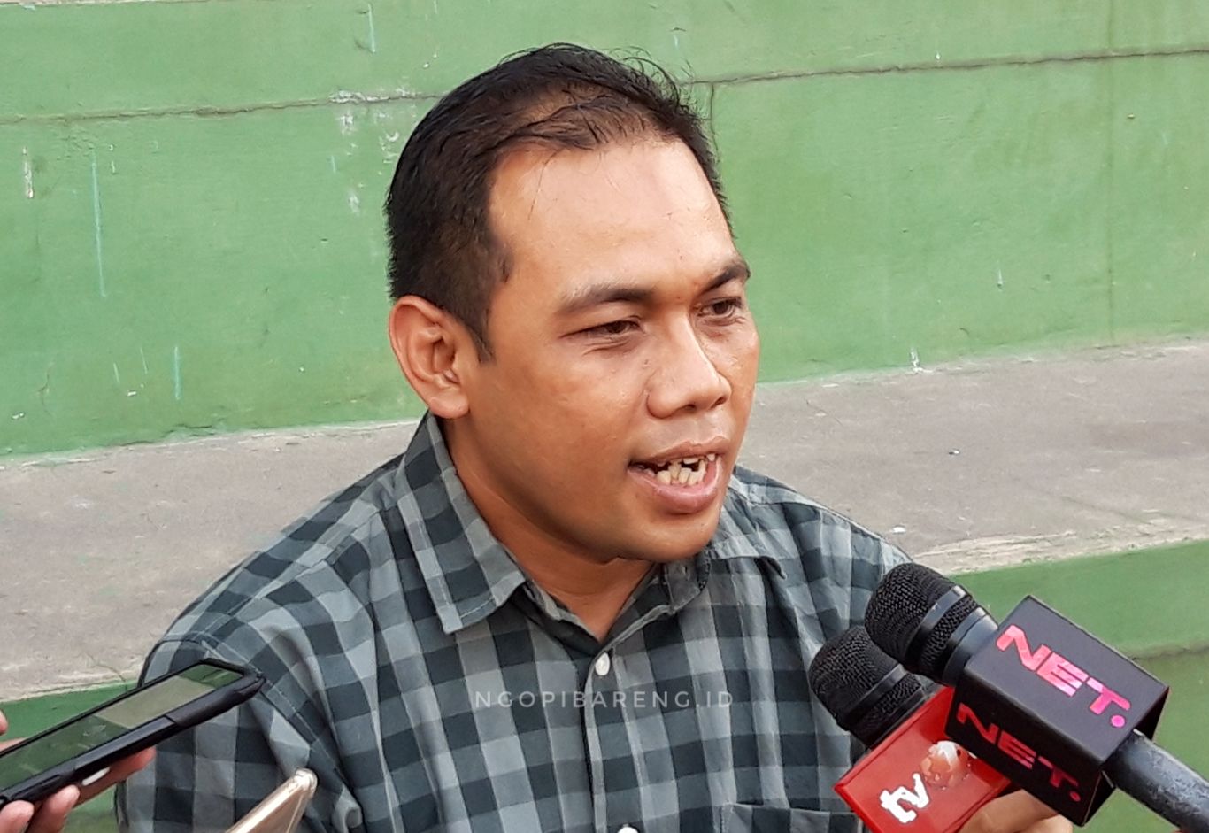 Manajer Persebaya, Candra Wahyudi. (Foto: Haris/ngopibareng.id)