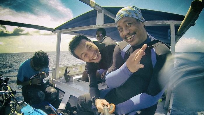 Syachrul Anto adalah anggota Indonesia Diver Rescue. Foto: Facebook Syachrul Anto. 