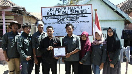 Mahasiswa FPIK di Pulau Sase'el, Sapeken, Sumenep, Jawa Timur. (Foto: Istimewa)