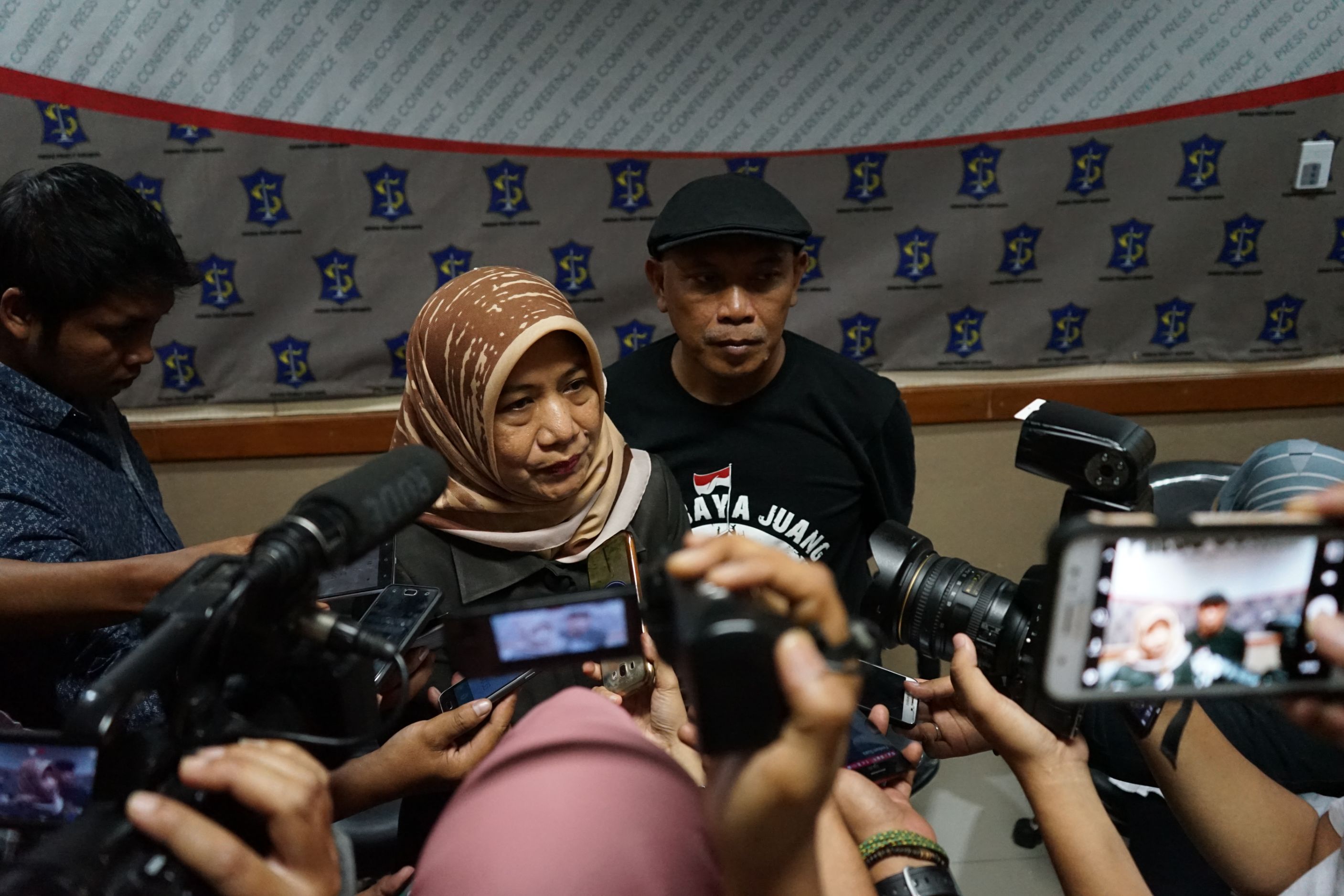 Antik saat jumpa pers di kantor Humas Pemkot Surabaya, Selasa, 6 Oktober 2018.