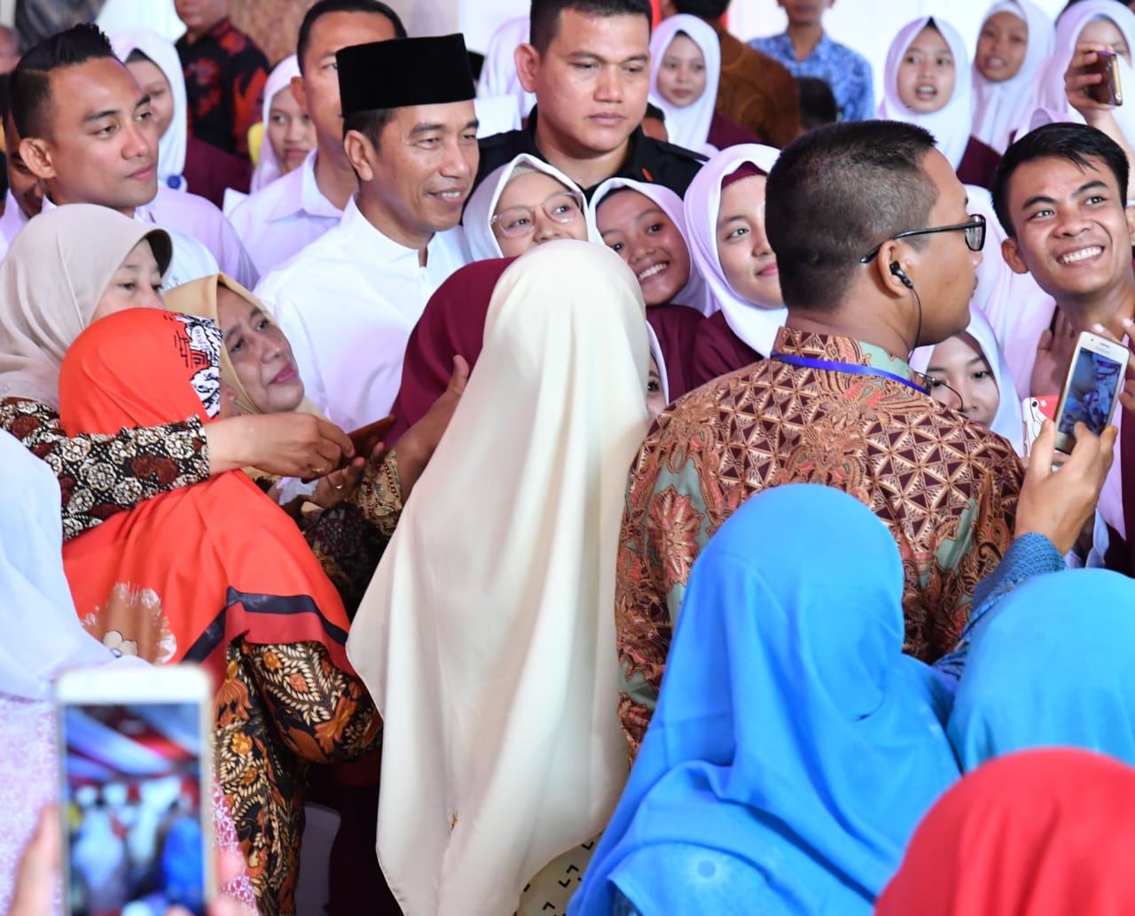 Presiden di Lamongan. foto:totok martono