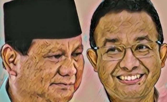 Ilustrasi Prabowo dan Anies Baswedan. (Dokumentasi)