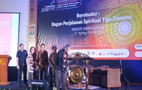 Mudji Sutrisno membuka Borobudur Writers... foto:bernas.id