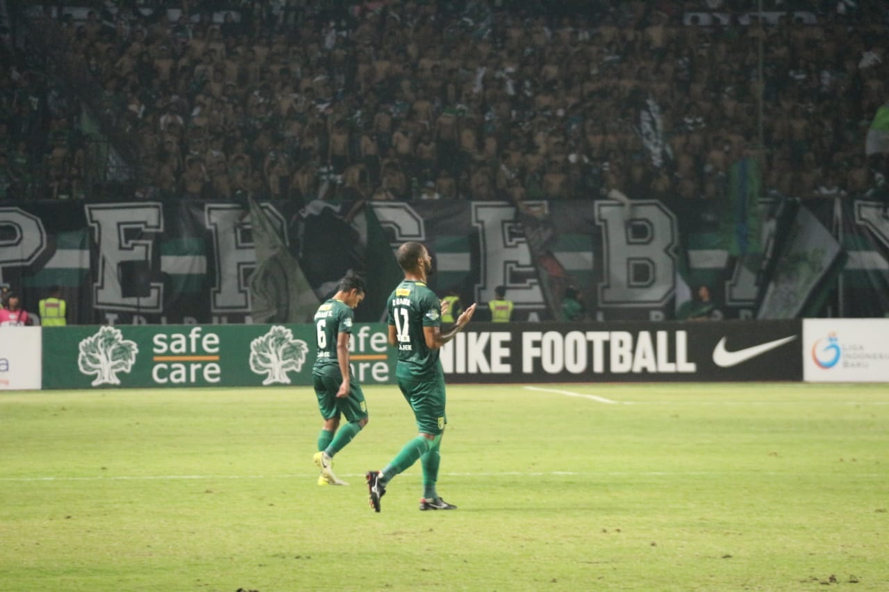Persebaya akan menjamu Bhayangkara FC di pekan ke-32 Liga 1. (Foto: Haris/Ngopibareng) 