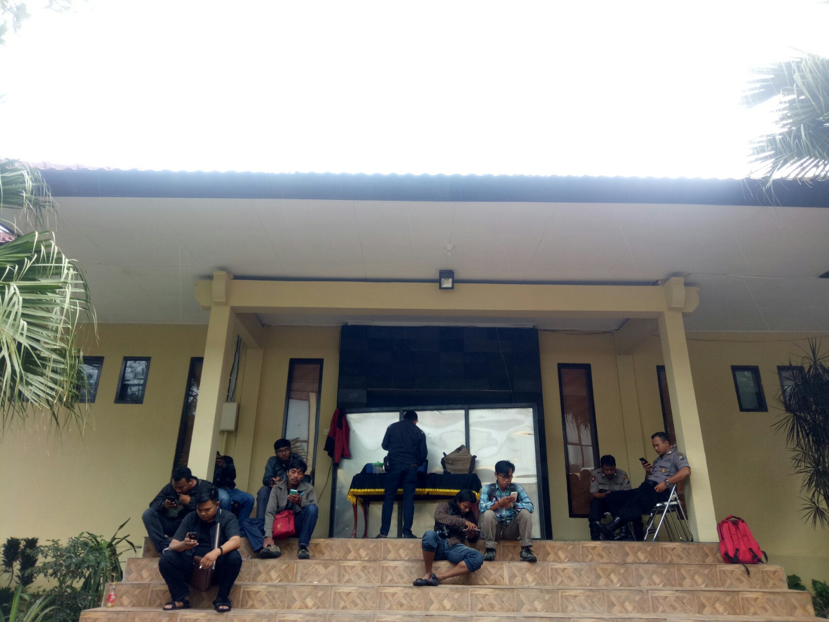 Aula Mapolres Malang Kota. (Foto: Umar/ngopibareng.id)