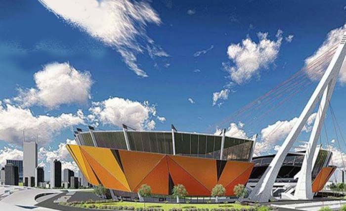 Gambar rencana Stadion  Persija di Jakarta Utara. (Foto: Dok.DKI)