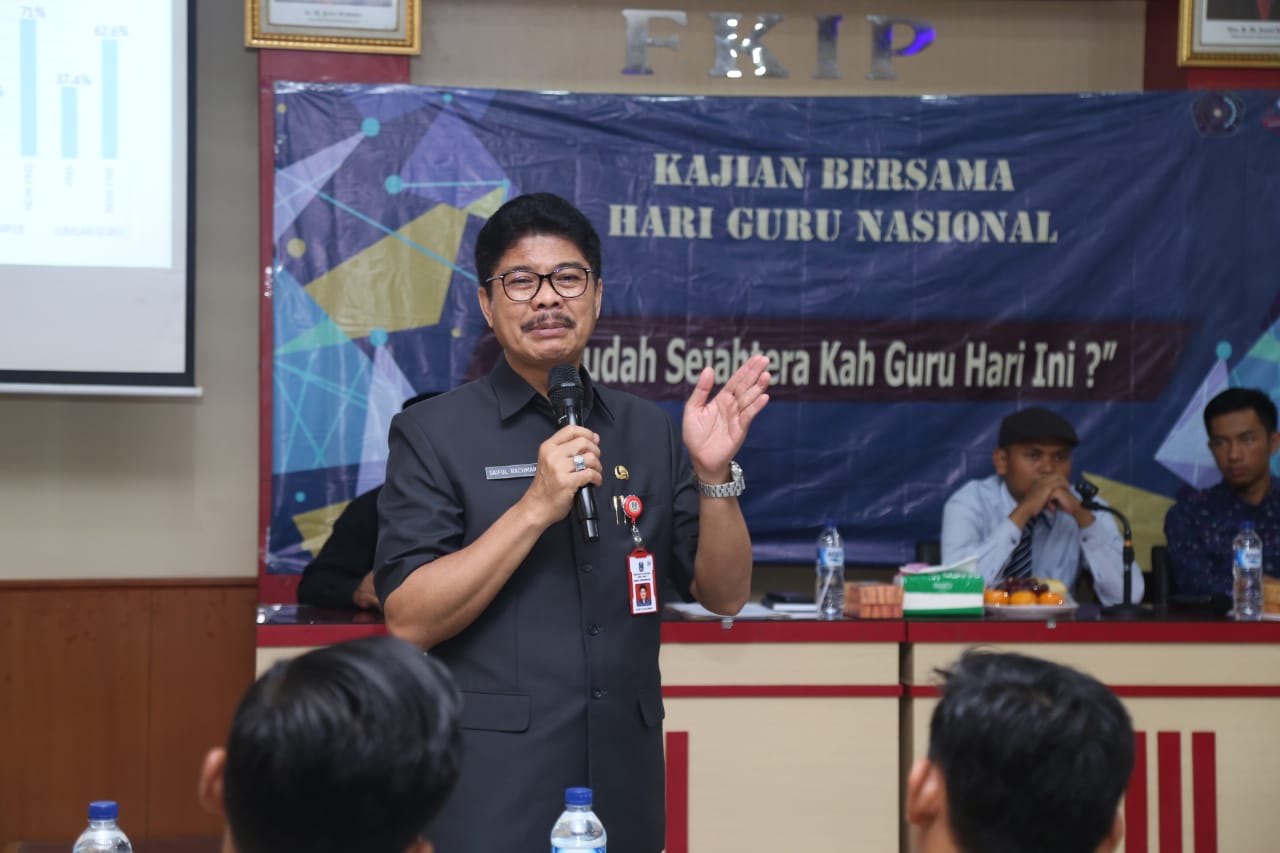 Kepala Dinas Pendidikan Provinsi Jawa Timur, Saiful Rachman. (Foto: Humas UMM)