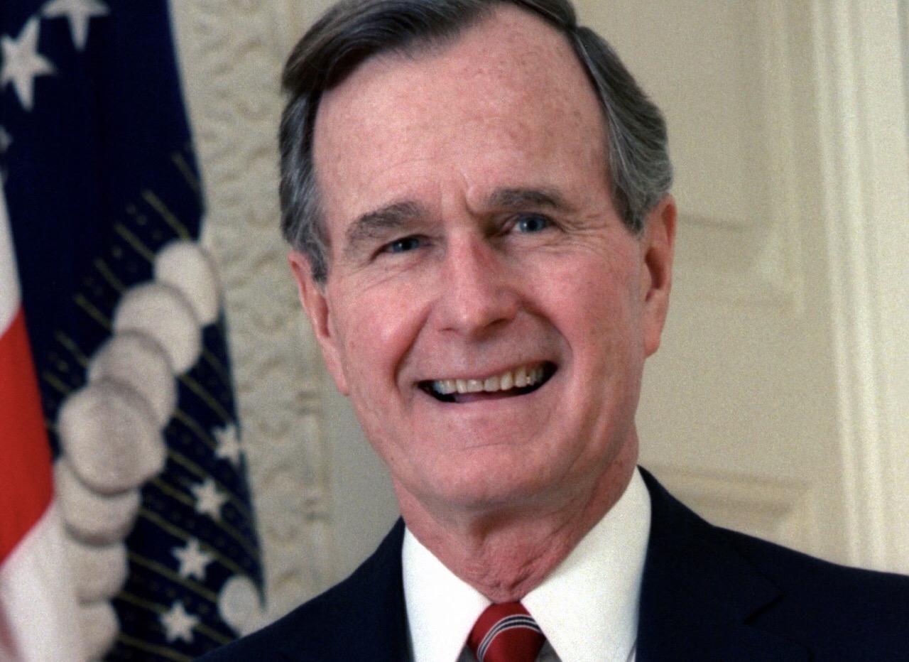Presiden Amerika George HW Bush. Foto: Wikipedia