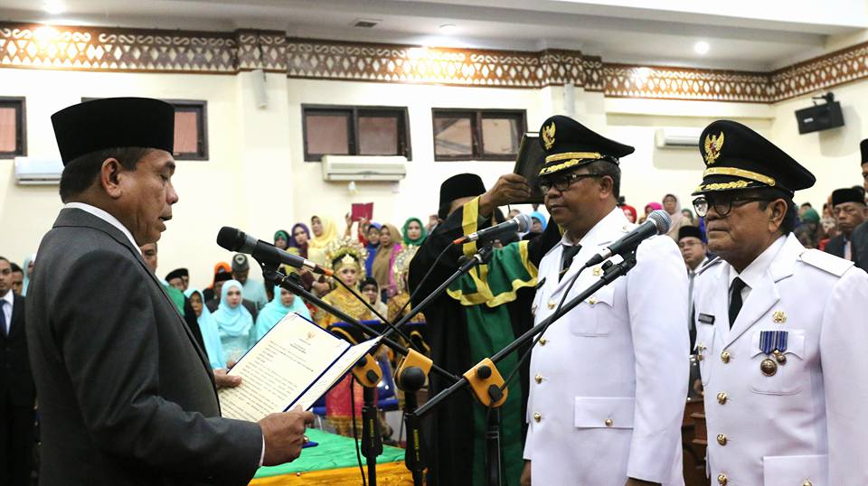 Wakil Bupati (Wabup) Aceh Barat, H Banta Puteh Syam (kanan). 