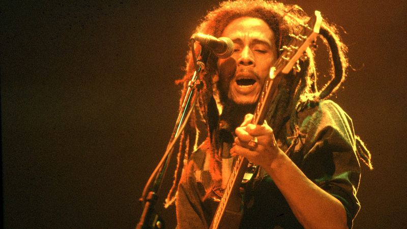 Bob Marley ikon reggae.