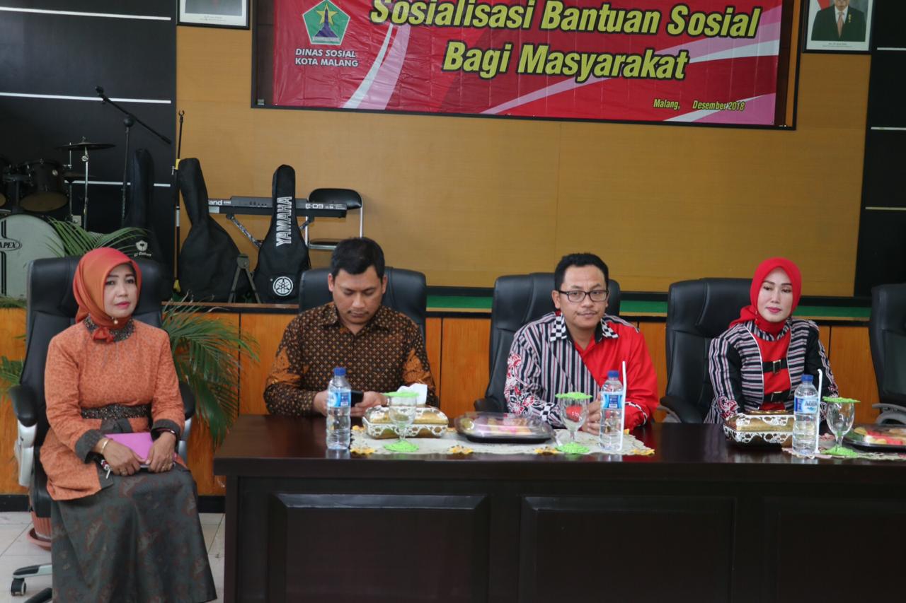 Sosialisasi Bantuan Sosial Bagi Masyarakat di Malang. (Foto: Humas Pemkot Malang)