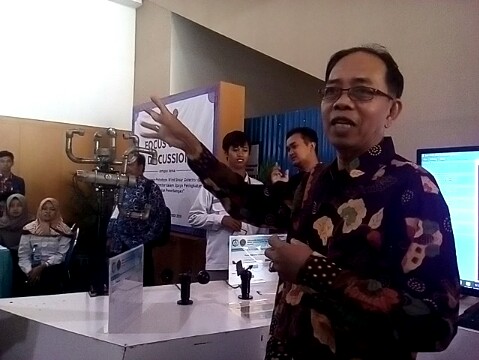 FGD: Kepala Badan Litbang Kemenhub, Sugihardjo di ITS. (Foto: amanah/ngopibareng.id)