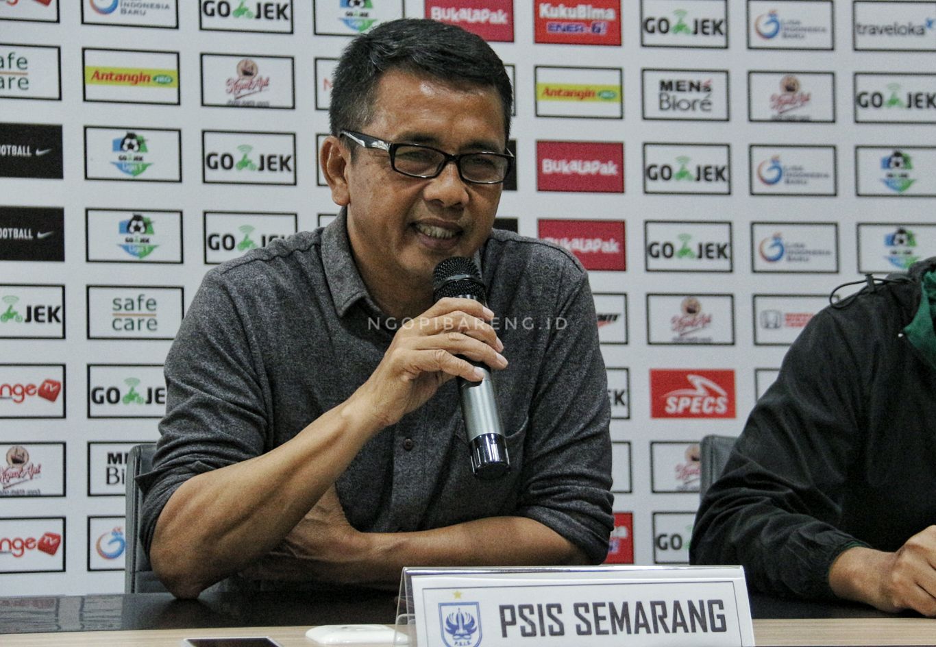 Pelatih PSIS Semarang, Jafri Sastra. (foto: Haris/ngopibareng)