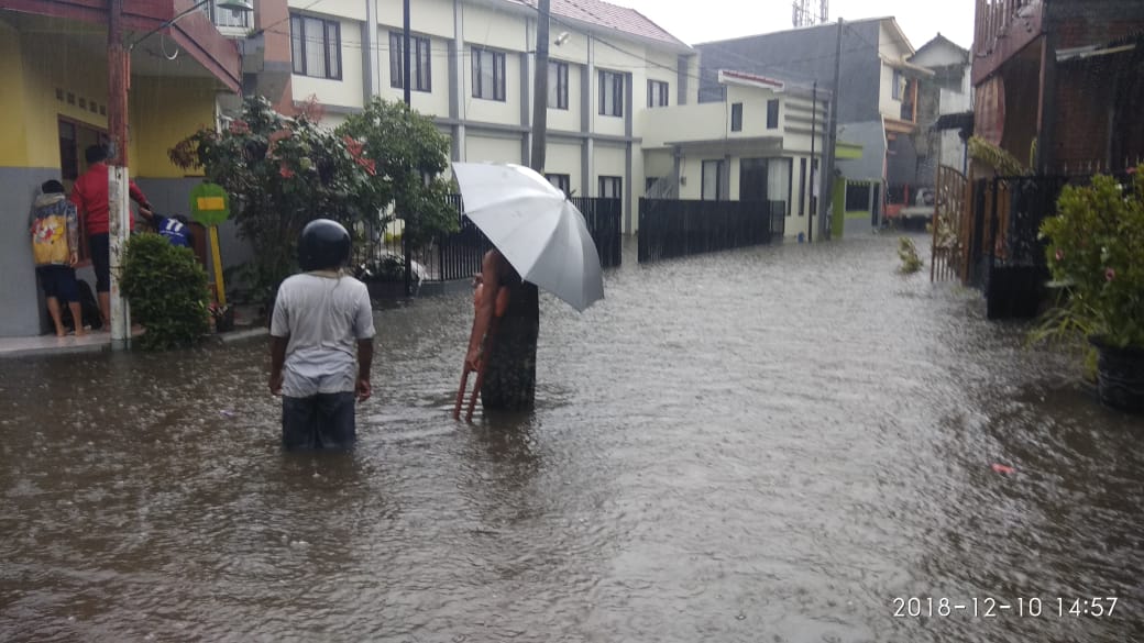 Banjir di Malang. foto:dok