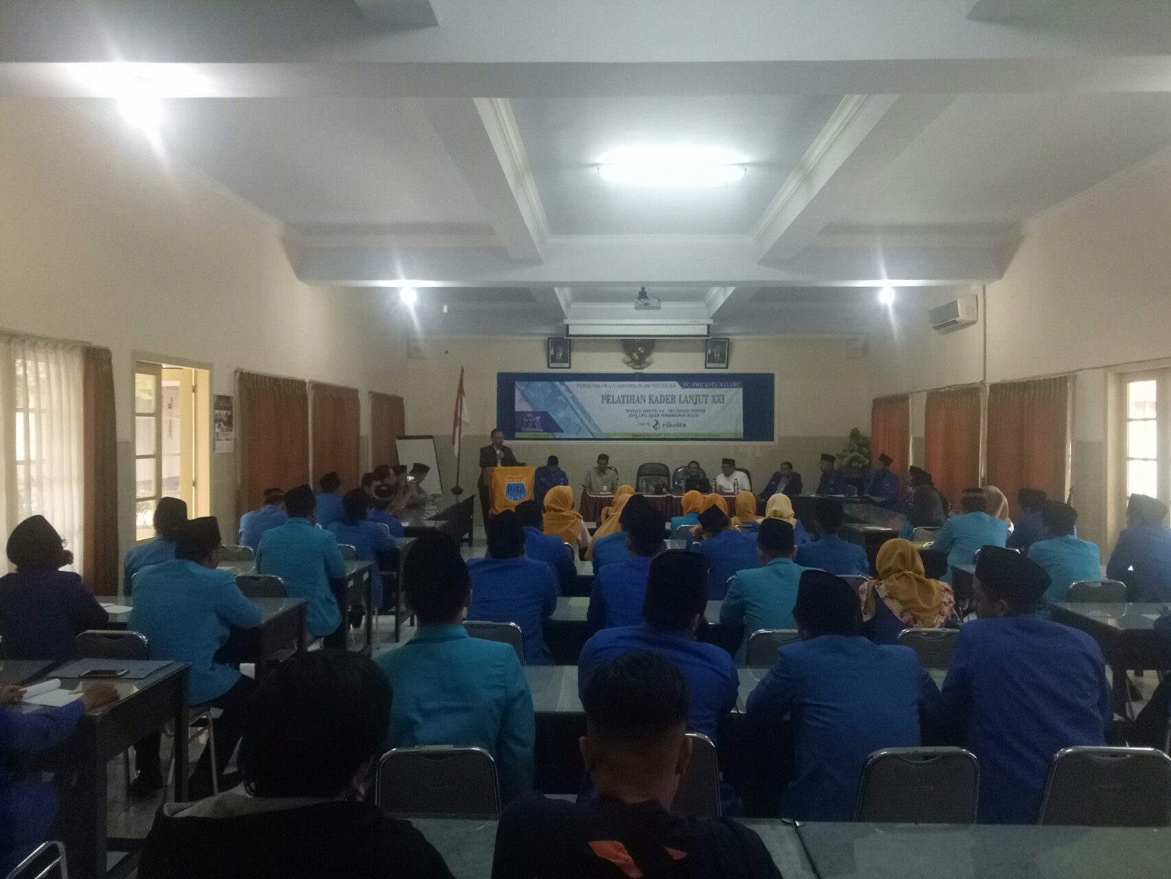 Pelatihan Kader Lanjut XXI di Gedung Balai Besar Pemerintahan Desa, Kota Malang, Selasa 18 Desember 2018.