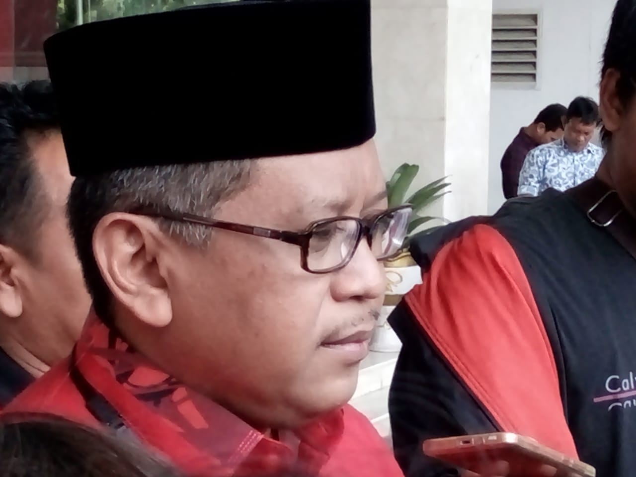 Sekretaris Tim Kampanye Nasional (TKN) nomor urut 01 Hasto Kristyanto. (Foto: Asmanu/ngopibareng.id)