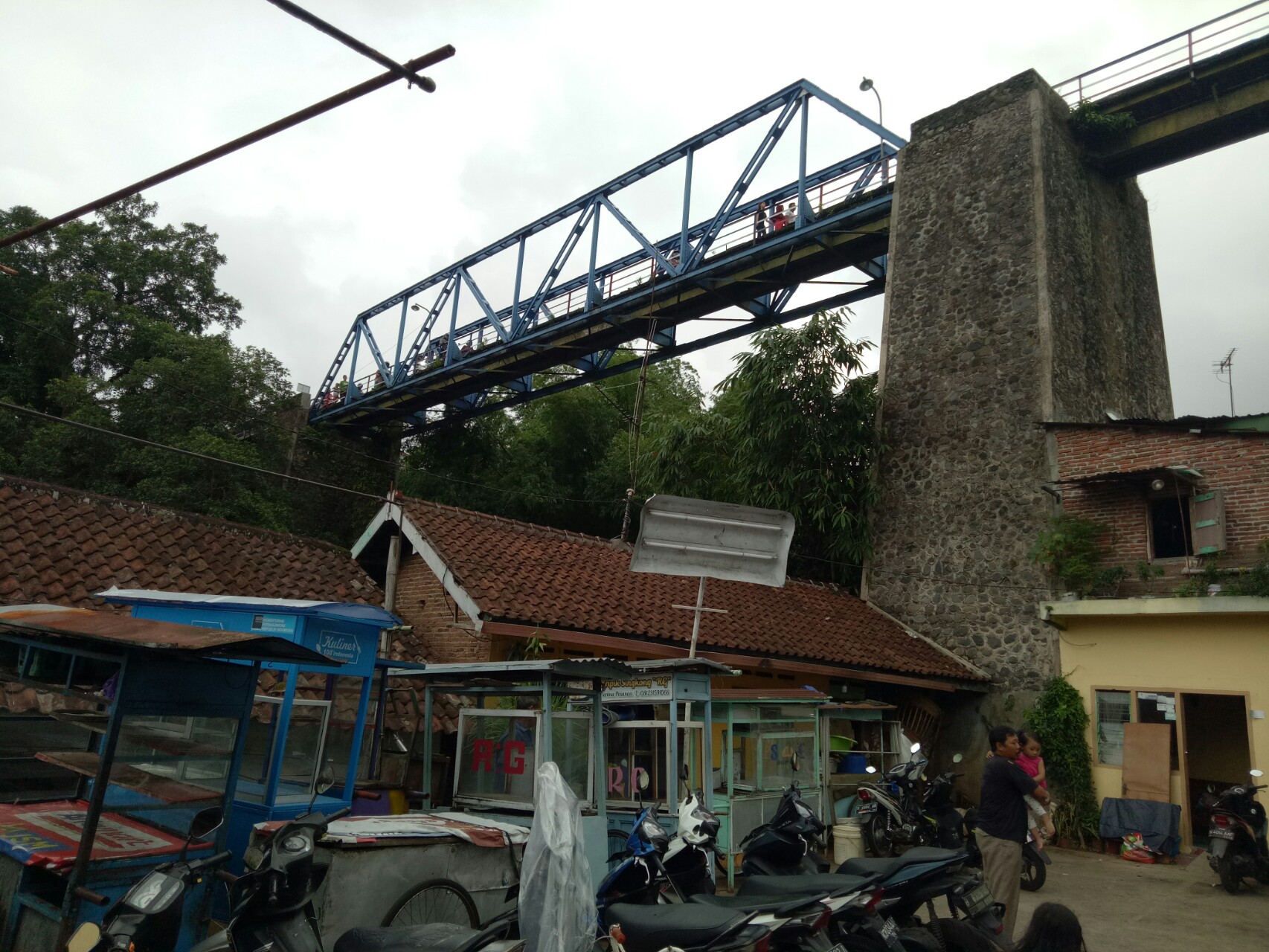 Jembatan Pelor, Malang. (Foto: Umar/ngopibareng.id)