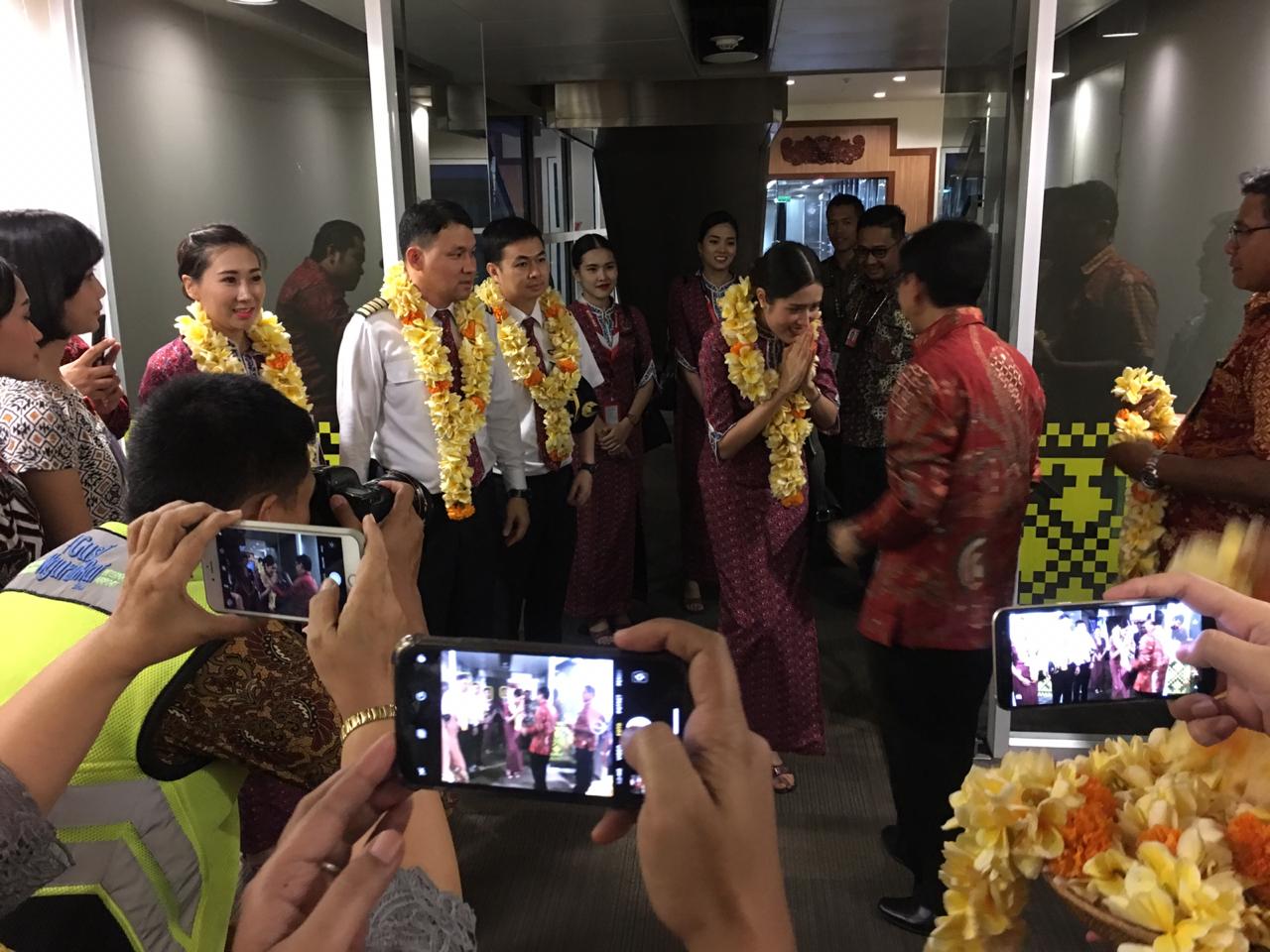 Pembukaan kembali rute ini diharapkan dapat sustain. Harapannya Thai Lion Air bisa menambah frekuensi penerbangan ke Bali. foto:kemenpar
