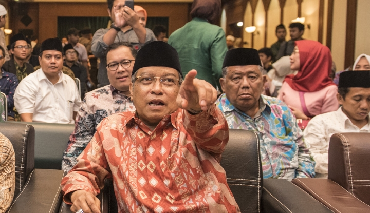 BELA ISLAM: Ketua Umum Pengurus Besar Nahdlatul Ulama (PBNU) KH Said Aqil Siroj. (Foto: nu for ngopibareng.id)