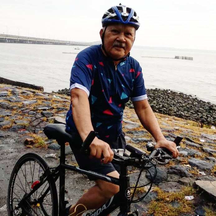 Gunawan bagikan pengalamannya bersepeda bisa atasi penyakit jantung coroner. (Foto: dok. pribadi)