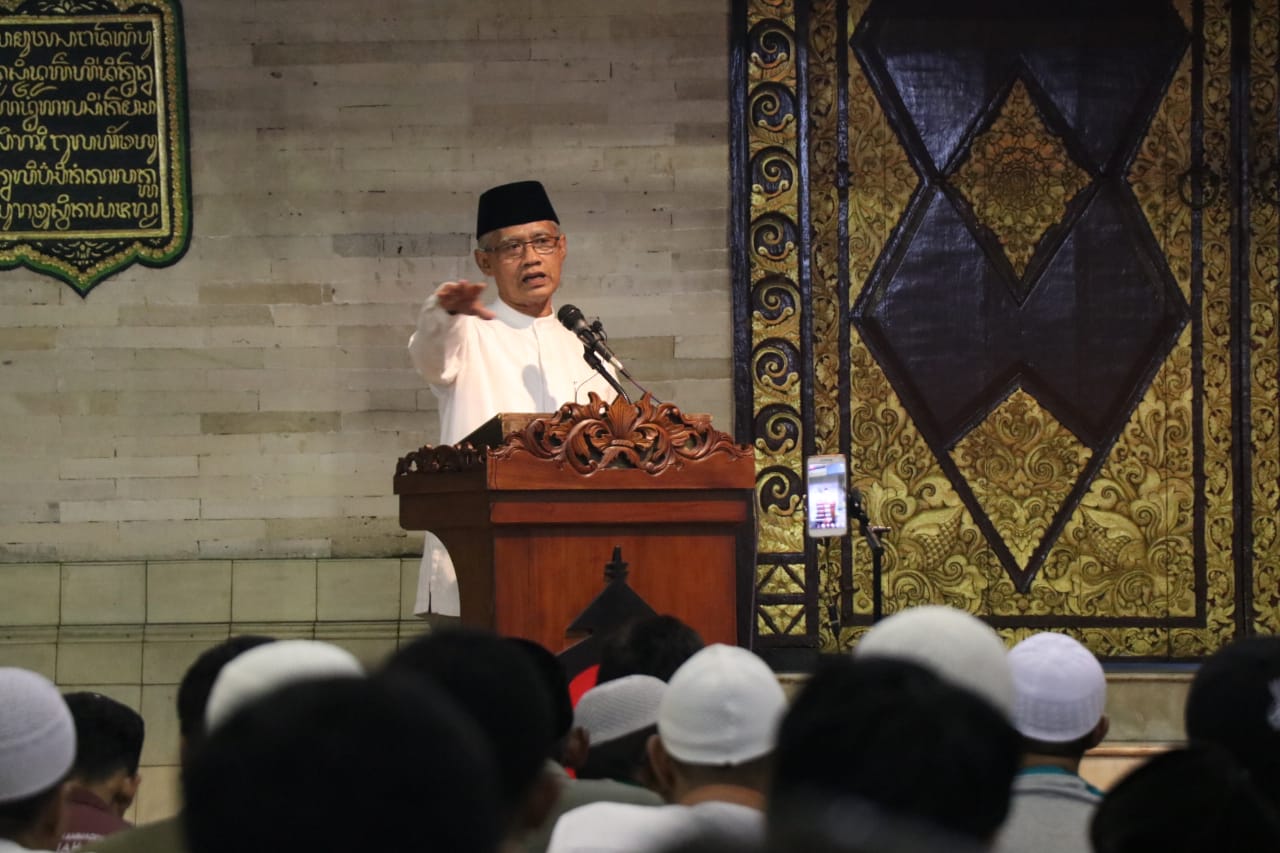 MANFAAT: Haedar Nashir, Ketua Umum PP Muhammadiyah. (Foto: md for ngopibareng.id) 