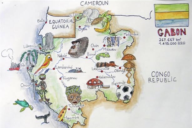 Ilustrasi Republik Gabon. (Foto: istimewa)