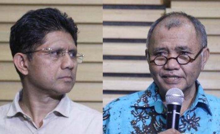 Ketua KPK Agus Raharjo (kanan) dan Wakilnya, Laode Muhammad Syarif. (Foto:Dok.Antara)