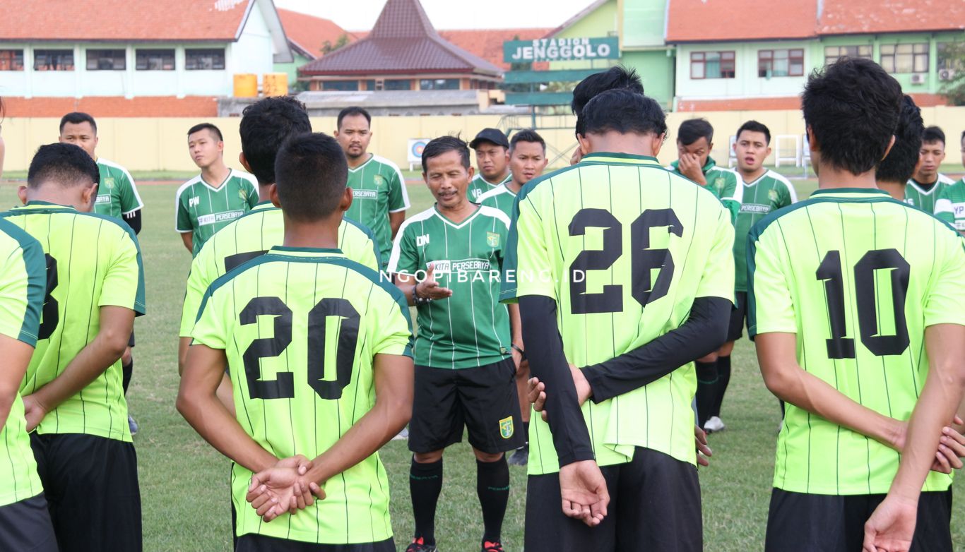 Pelatih Persebaya, Djajang Nurdjaman. (Foto: Haris/Ngopibareng)