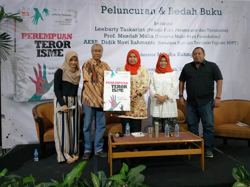 PELUNCURAN: Direktur Mulia Raya Foundation Musdah Mulia saat peluncuran buku di Jakarta. (Foto: nu for ngopibareng.id)