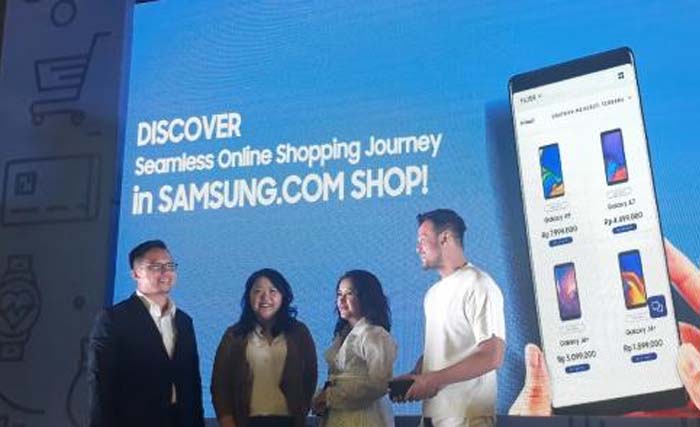 Peluncuran Samsung.com Shop di Jakarta Selasa. (Foto:Suara.Com)