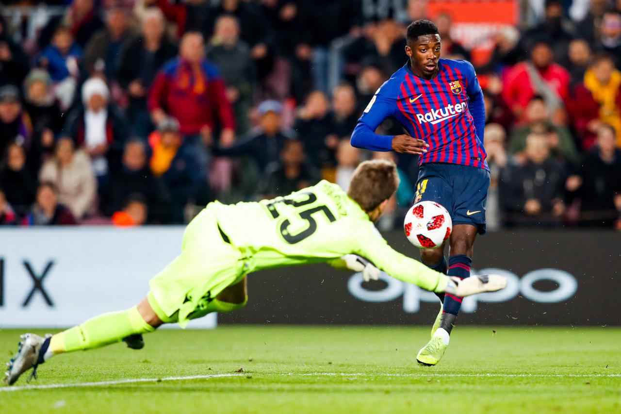Dua gol Ousmane Dembele antarkan Barca ke babak 8 besar Copa del Rey