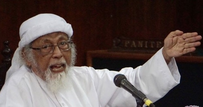 Pimpinan Jamaah Anshoru Tauhid, Abu Bakar Ba'asyir. (Foto: dok/antara)