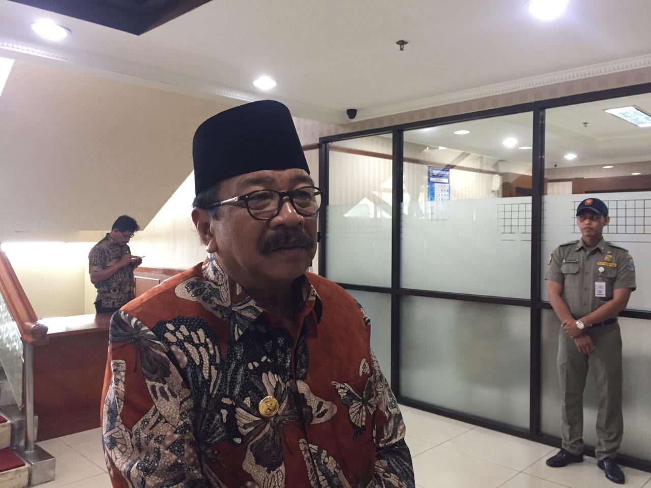 Pakde Karwo saat ditemui di Kantor Gubernur Jawa Timur, Selasa 22 Januari 2019. (foto: farid/ngopibareng.id) 